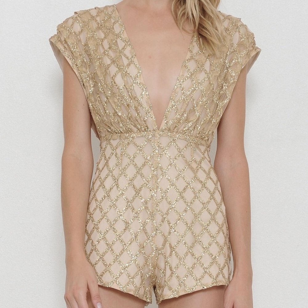 Glitter Glam Romper - Picture 2 of 3